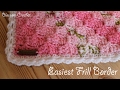 Easiest Crochet Border Ever! Simple Frills