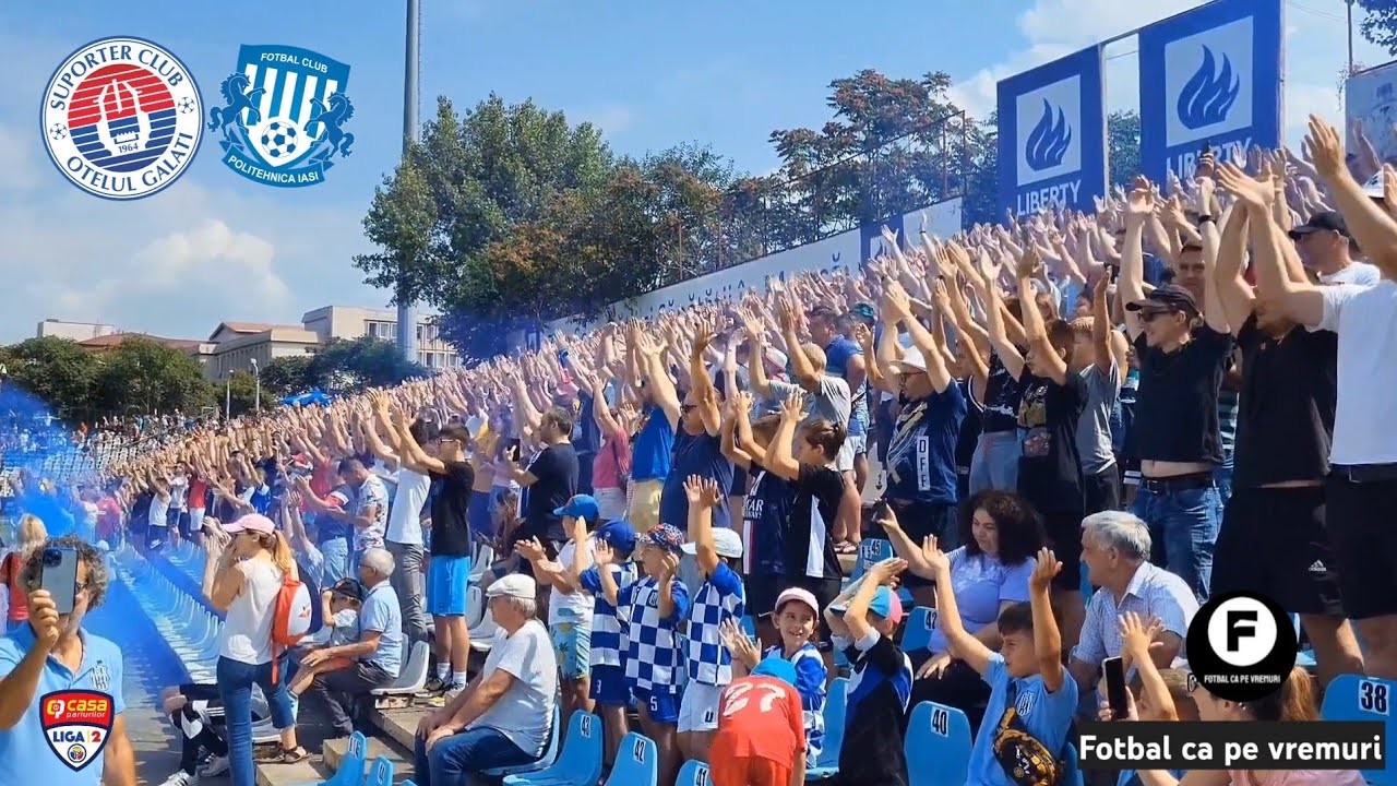 Oțelul Galați-Poli Iaşi vlog la Liga2! Delia a cântat OTZL GLTZ pe stadion, atmosferă frumoasă!