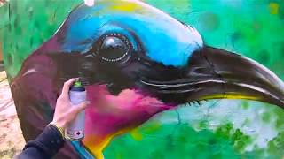 Graffiti painting by Caer 8th