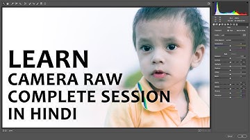 Learn Camera raw complete session detail explanation Photoshop hindi  tutorial #ds_works
