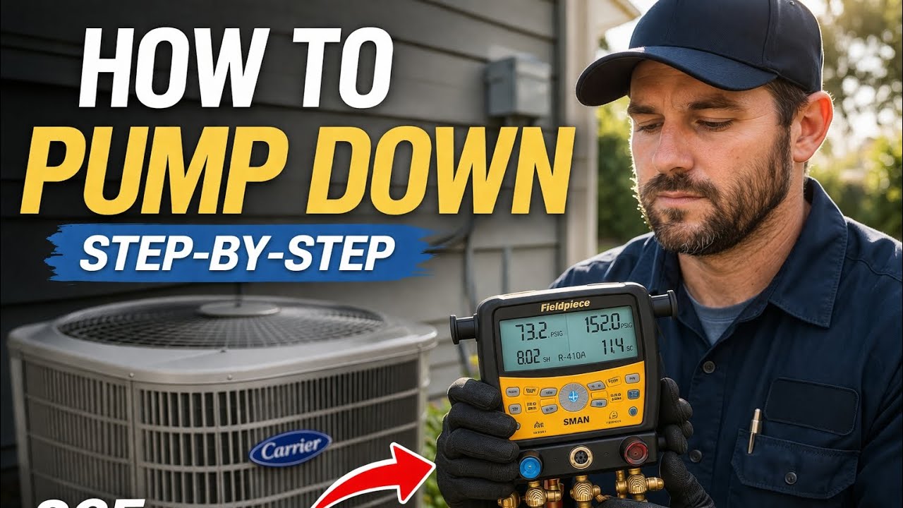 How to Pump Down an AC Unit (Step-by-Step HVAC Guide) - YouTube