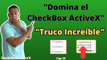 Cómo Usar el CheckBox o Casilla de Check en Excel con Controles ActiveX Cap 29 #sepamosexcel