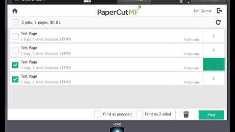 PaperCut Print Release Training Video