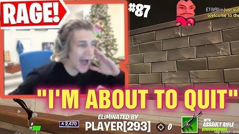 xQcOW GETS *STREAM SNIPED* CONSTANTLY AND *RAGE* QUITS FORTNITE! - FORTNITE SEASON 5