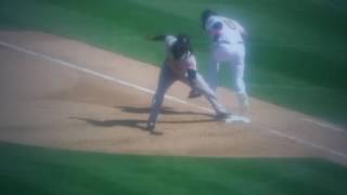 Marcus Semien breaks up rodriguez  no-hitter in 8th