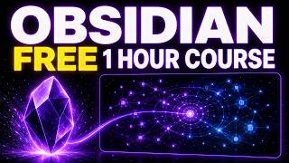 Obsidian FULL COURSE 1 HOUR (AI Second Brain)