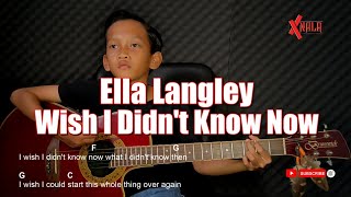 Ella Langley - Wish I Didn't Know Now Guitar Chords Cover