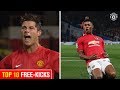 Ronaldo or Rashford? I Top 10 Free-Kicks I Manchester United