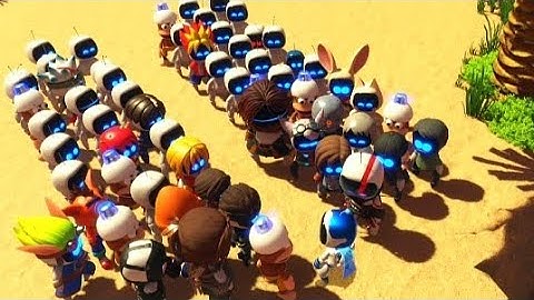 save friends by collecting coins, Astro bot