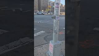 NYPD 52ND PCT Passing By On Kingsbridge Road In The Bronx, New York