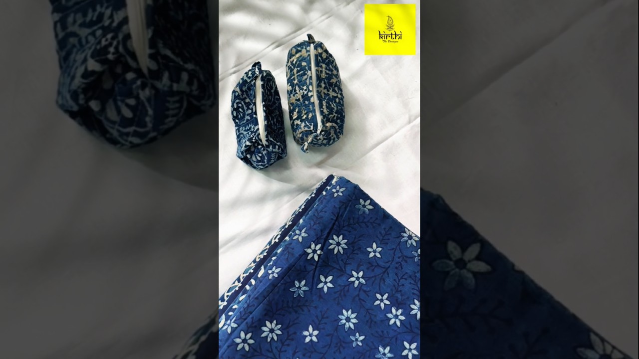 Indigo Printed Fabric Collection| Handcrafted Fabrics by Kirthi The Boutique