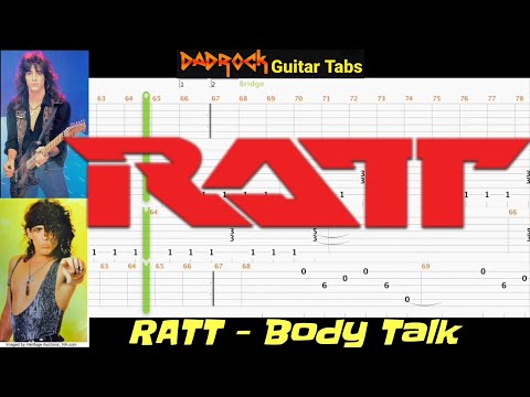 Body Talk - Ratt - Guitar Tabs Lesson