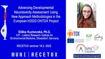 ASPIS Academy “Back to school“: Eliska Kuchovska on NAMs in developmental neurotoxicity