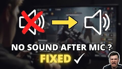 COD Mobile No Sound When Mic On – Fix 2025