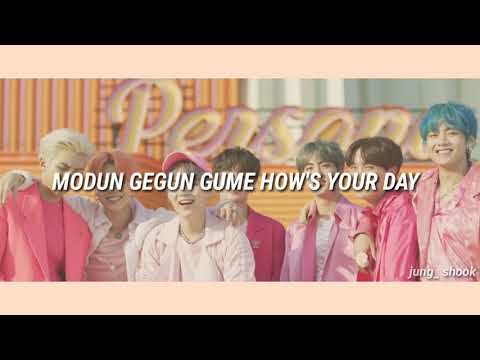 BTS (방탄소년단) '작은 것들을 위한 시 (Boy With Luv) feat. Halsey' Easy Lyrics