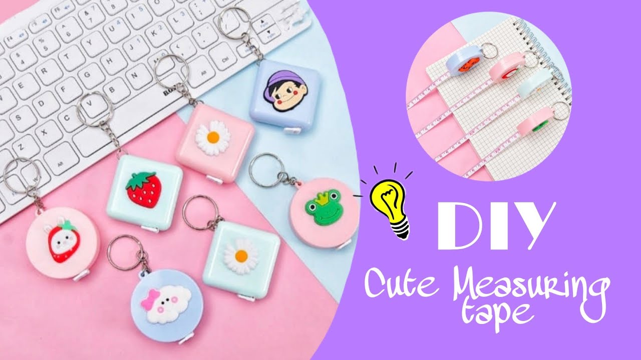 DIY Cute measuring tape || How to make cute Measuring tape || 1st time on YouTube || cute crafts