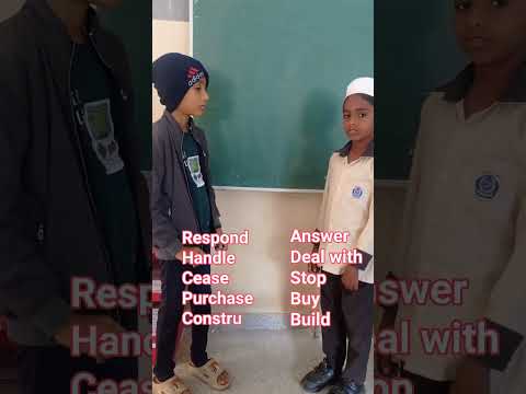 Basic to advance words from the students of Al HUDA Academy Hassan. Activity on vocabulary