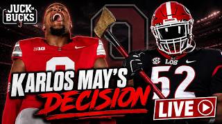 *LIVE* Karlos May's Decision! Will the Buckeyes complete the best DL class since 2021?