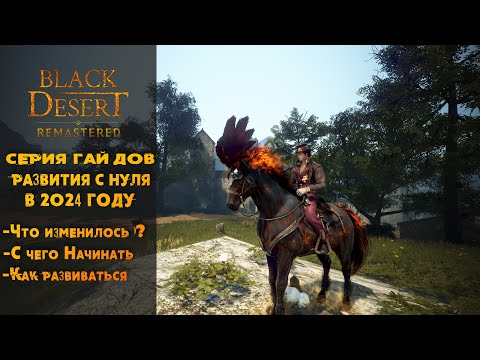 Black Desert ➤ БДО гайд для новичков ➤ Лучший старт в 2024 ➤ часть 1