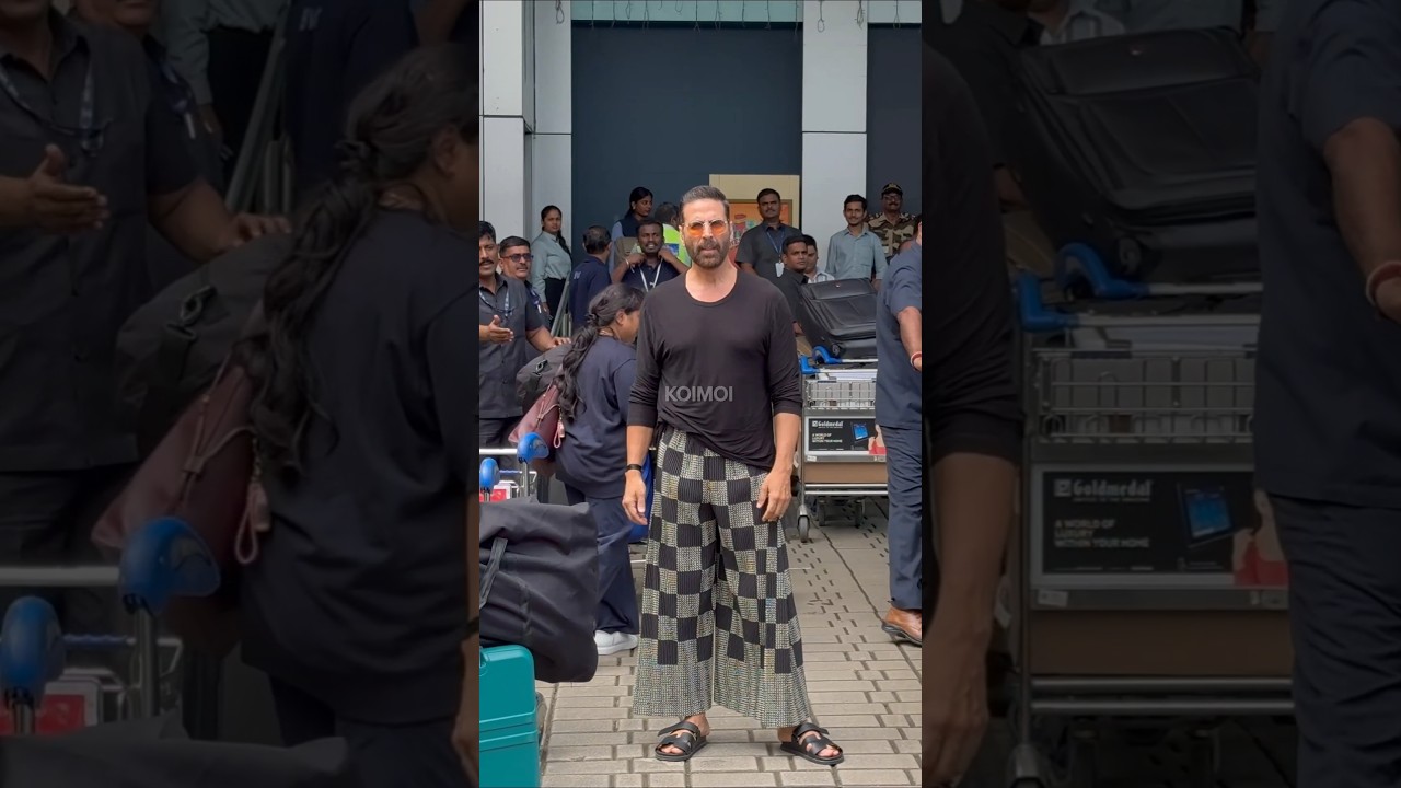 Kaisa Laga Akshay Kumar ka Airport Look? 😉🔥