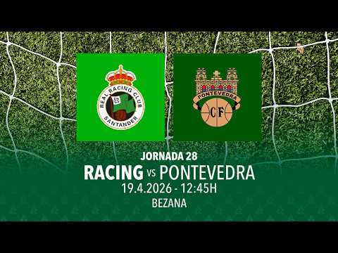 EN DIRECTO | Racing vs Pontevedra | Jornada 28 | Juvenil División de Honor — football video