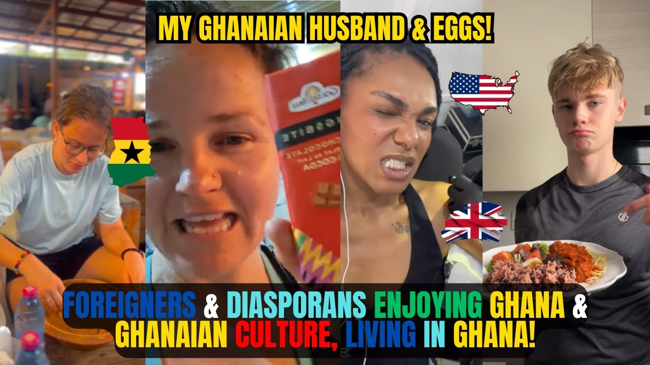 🇬🇭🇺🇸TRENDING: FOREIGNERS & DIASPORANS ENJOYING GHANA & GHANAIAN CULTURE | LIVING IN GHANA | KammaDyn