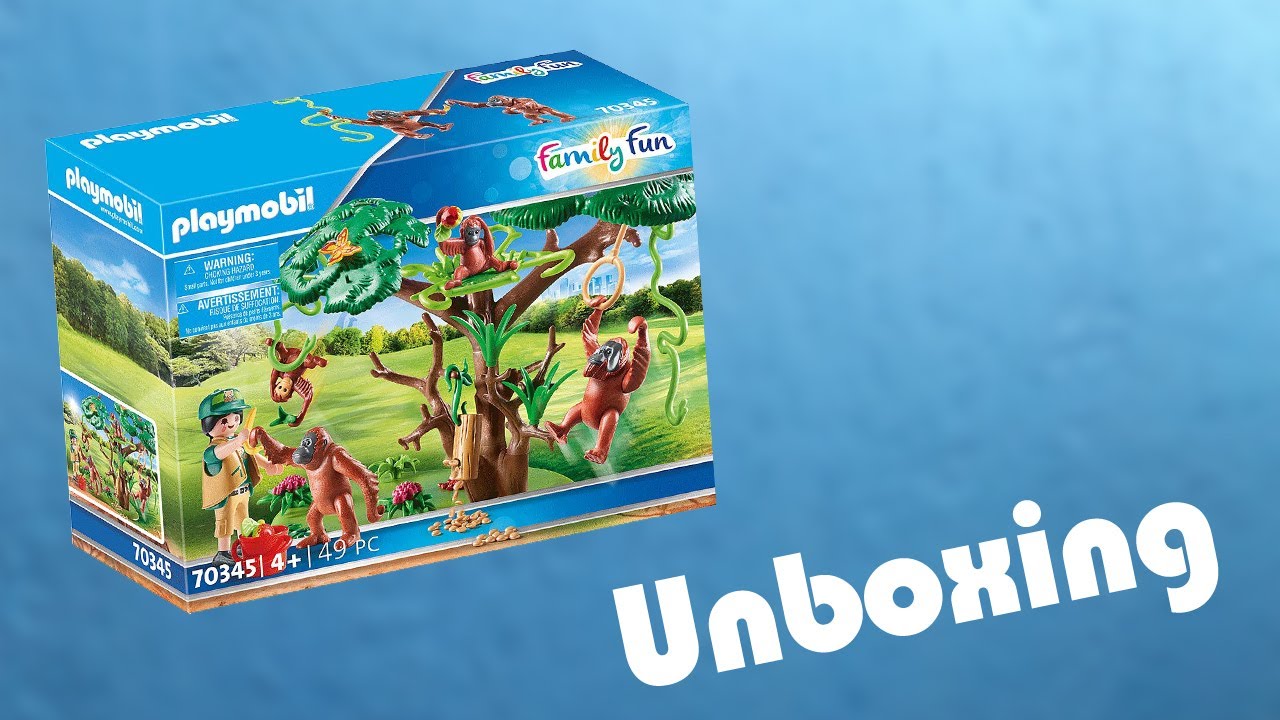 Playmobil 70345 Family Fun Orangutanes con Árbol