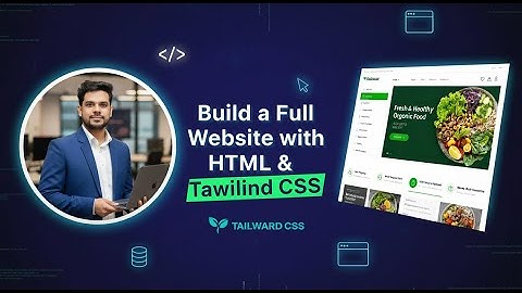 Build a Complete E-commerce Website with HTML & Tailwind CSS | Full Project