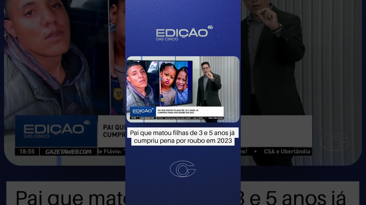 Pai que matou filhas de 3 e 5 anos já havia cumprido pena em 2023