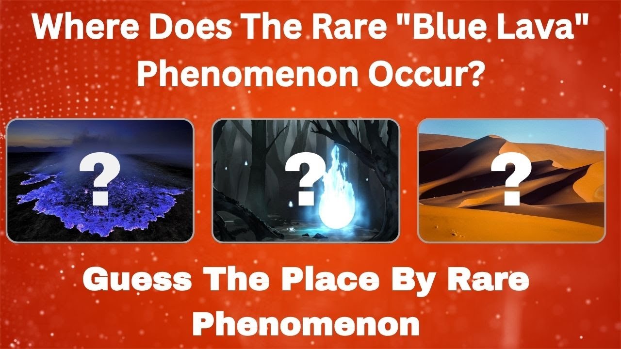 Guest The Place By Rare Phenomenon | Geography Quiz Challenge | 