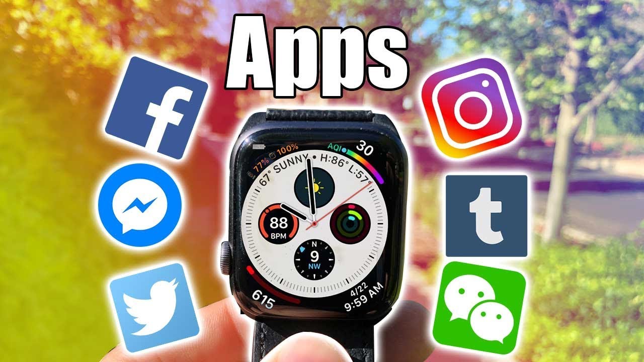 Best Apple Watch Apps For Social Media, Facebook, Twitter, Instagram. ect