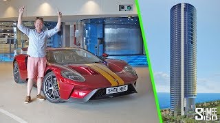 I Took My Ford GT Up to a 56th Floor Miami Penthouse!