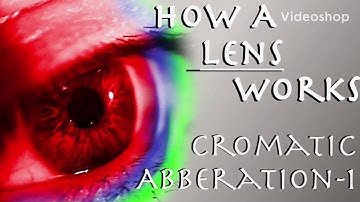 How a camera lens works...chromatic aberration pt1