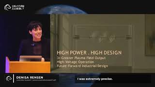 Plasma broadband. 50% wider. Denisa Rensen, CEO Plasma Inc.