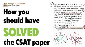 Best way to Solve UPSC CSAT 2022 Paper under 2 hours (learn multiple ways to solve a question)
