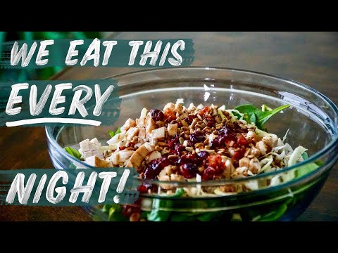 Our GO-TO Honey Balsamic Spinach Salad Recipe - Cole Sager