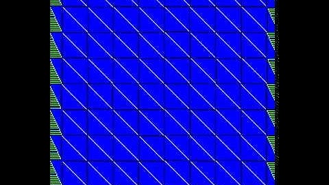 Sandpile dynamics induced by H2a=ij starting from C=2 on a 255x255 square