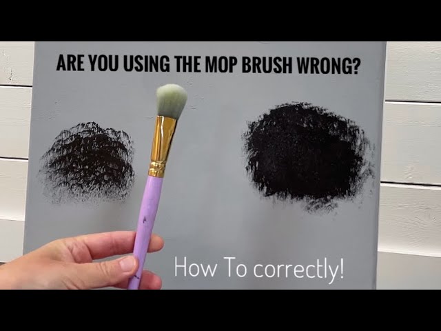 Using Mop Brushes with Oil Paints