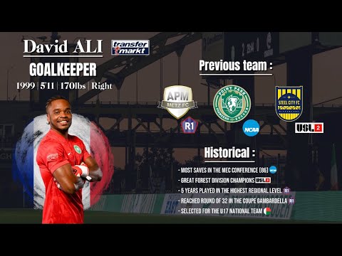 David Ali David Ali | Highlight video | French Malagasy Goalkeeper - YouTube