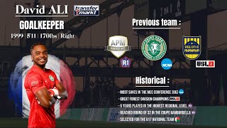 David Ali Highlight Video French Malagasy Goalkeeper