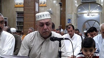 تلاوة وتكبيرات عيد الاضحى المبارك من جامع الخلفاء الراشدين للمقرئ ملأ سلام الزهاوي 10 ذي الحجة 2017