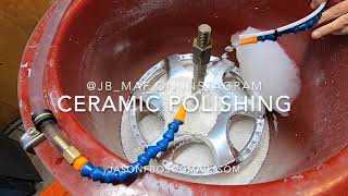 Ceramic polishing process