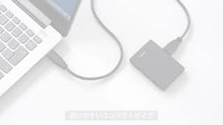 USBハブ（4ポート ケーブル長60cm バスパワー 薄型 軽量 コンパクト 高速データ転送 5Gbps USB-A PS4 PS5 テレワーク 在宅勤務）400-HUB025N