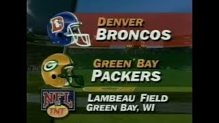 Green bay comes in 1-3 against a proven elway bunch. sunday night tnt
game.