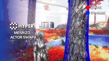 Swap Your Massive PCG Forests To Interactable Actors In Unreal Engine 5 | Games By Hyper