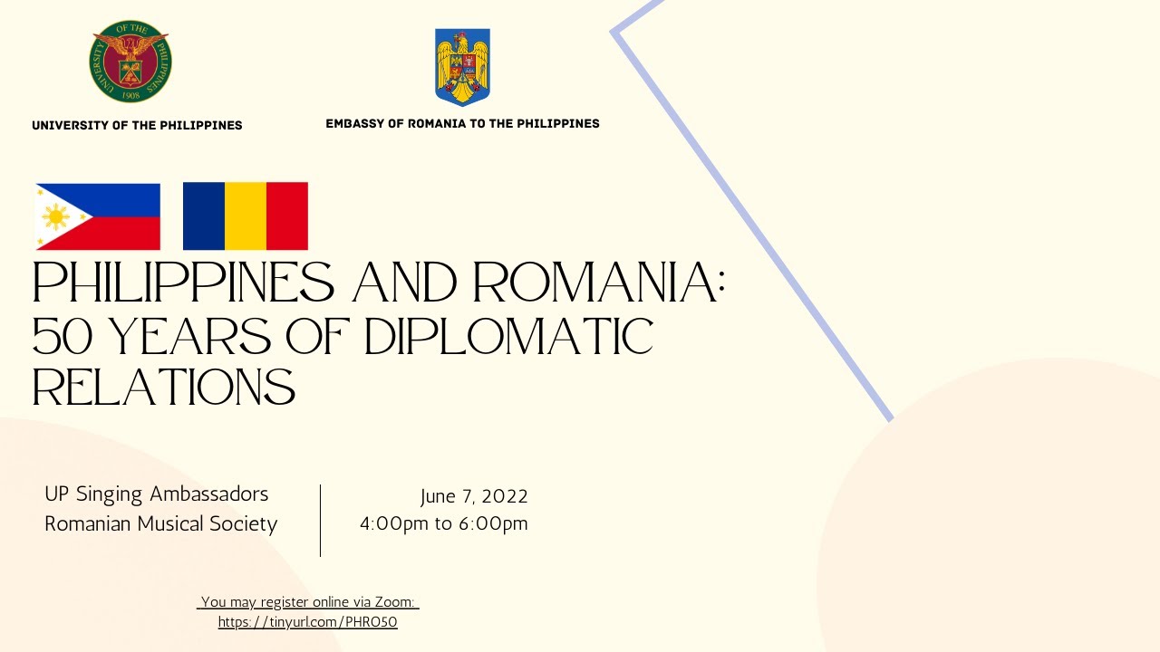 Philippines and Romania: 50 Years of Diplomatic Relations
