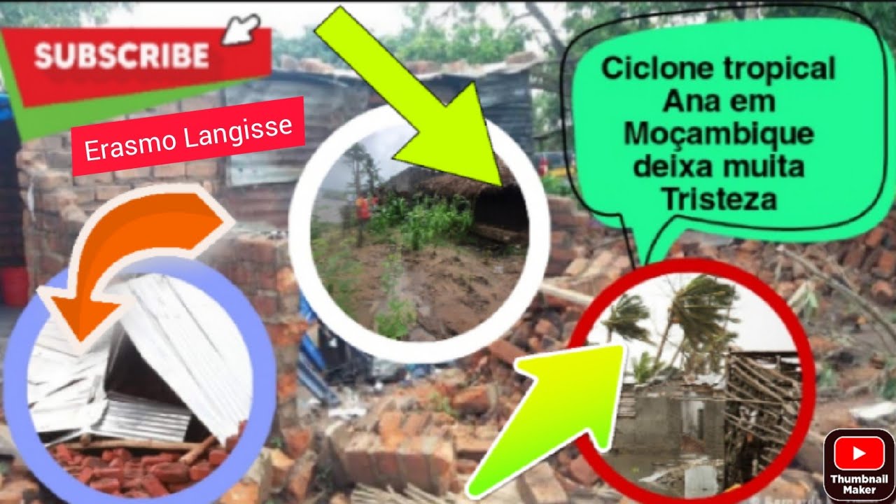 |Triste| Ciclone Ana em Moçambique causa estrago