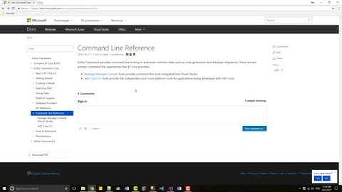 Fanray Ep04 - Entity Framework Core Powershell Commands