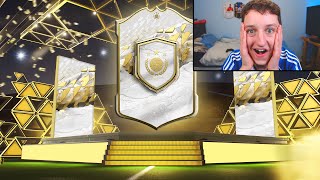 YOU WON'T BELIEVE MY BASE OR MID ICON PACK & 81+ Double Upgrades are OP! | FIFA 22