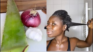 Extreme Aloe Vare, Garlic, Red Onion  For Hair Treatment For Massive Growth